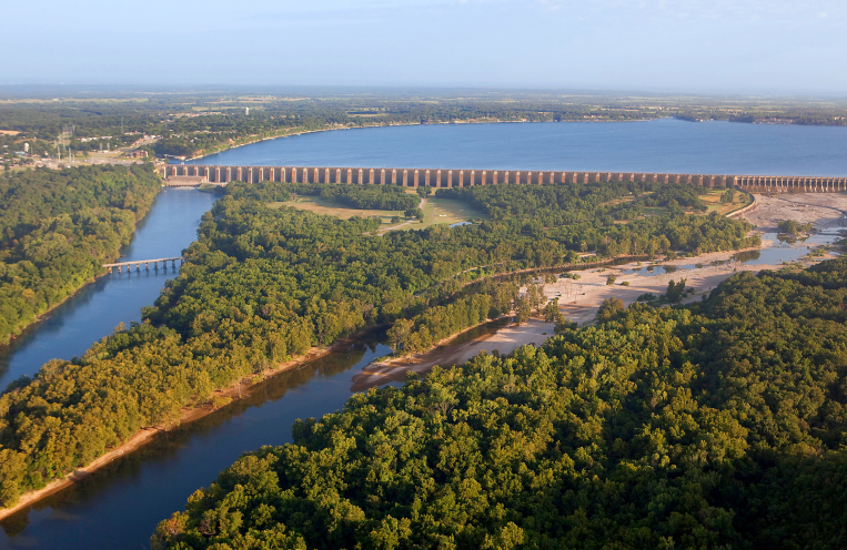 Pensacola Dam Aerial